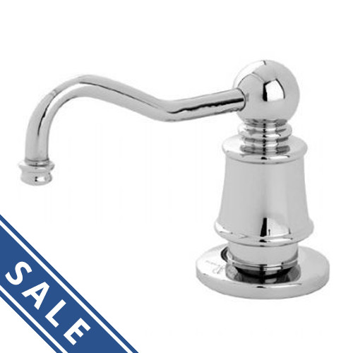 An image of Perrin and Rowe Country Collection Deck Mounted Soap Dispenser 6695 - Chrome Fin...