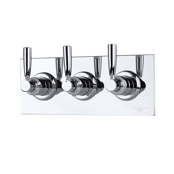 An image of Perrin & Rowe 5975 Concealed Thermostatic Shower Valve, Lever Handles
